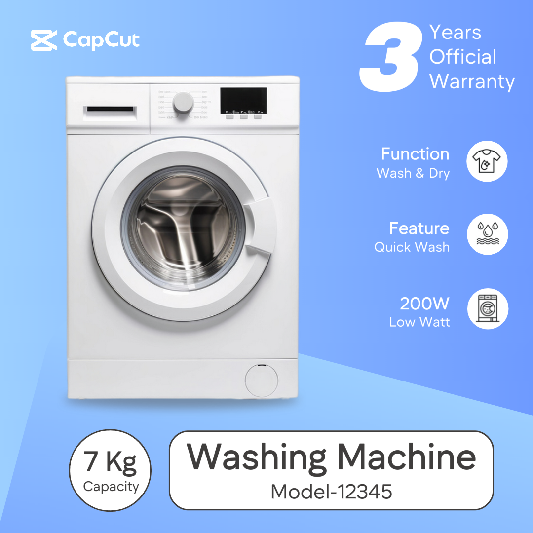 Mesin Cuci Tampilan Produk C-commerce