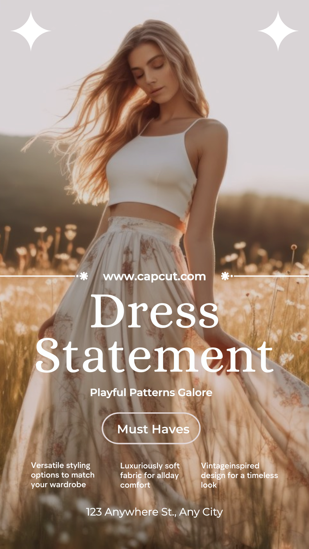 Fashion Dress Statement Story Post