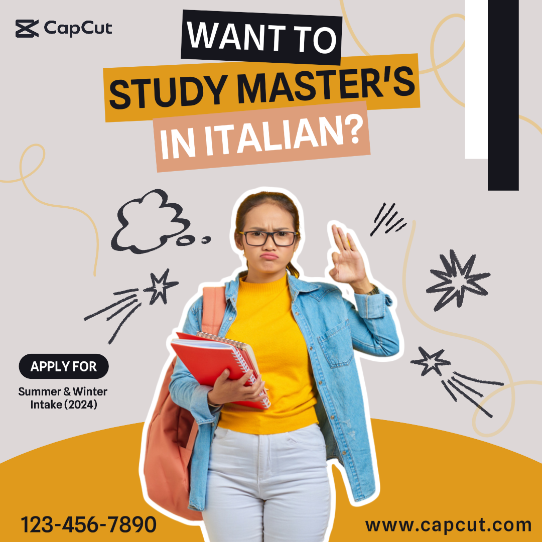 Education and training Study Masters Instagram Post