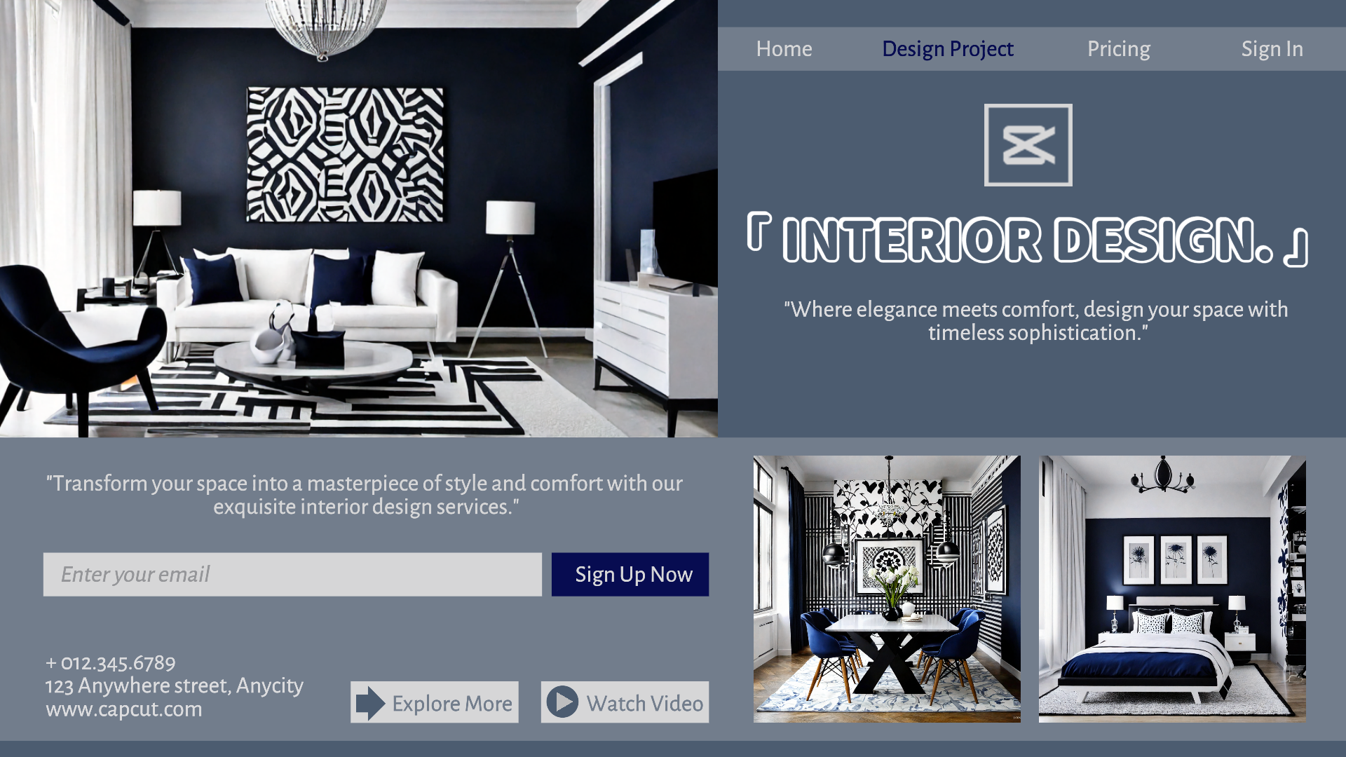 Design de interiores de móveis