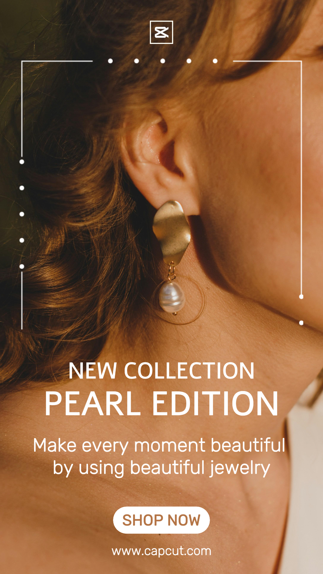 Jewelry & Accessories Earring Promotion Instagram Story Brown