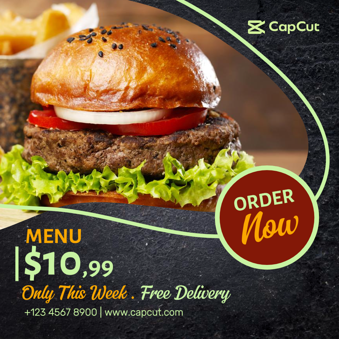 Food Menu Restaurant Diese Woche für Feed Instagram