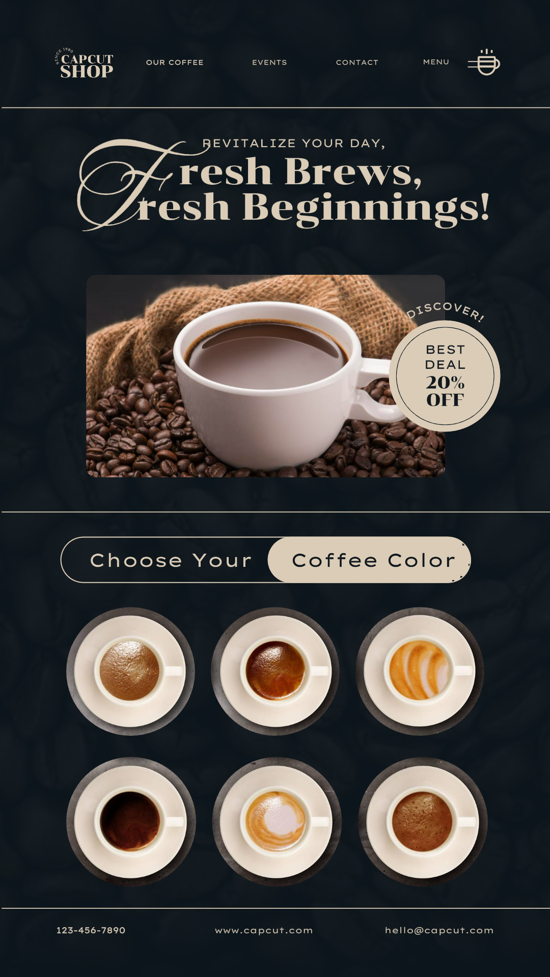 Affiche de marketing des aliments et des boissons style vintage