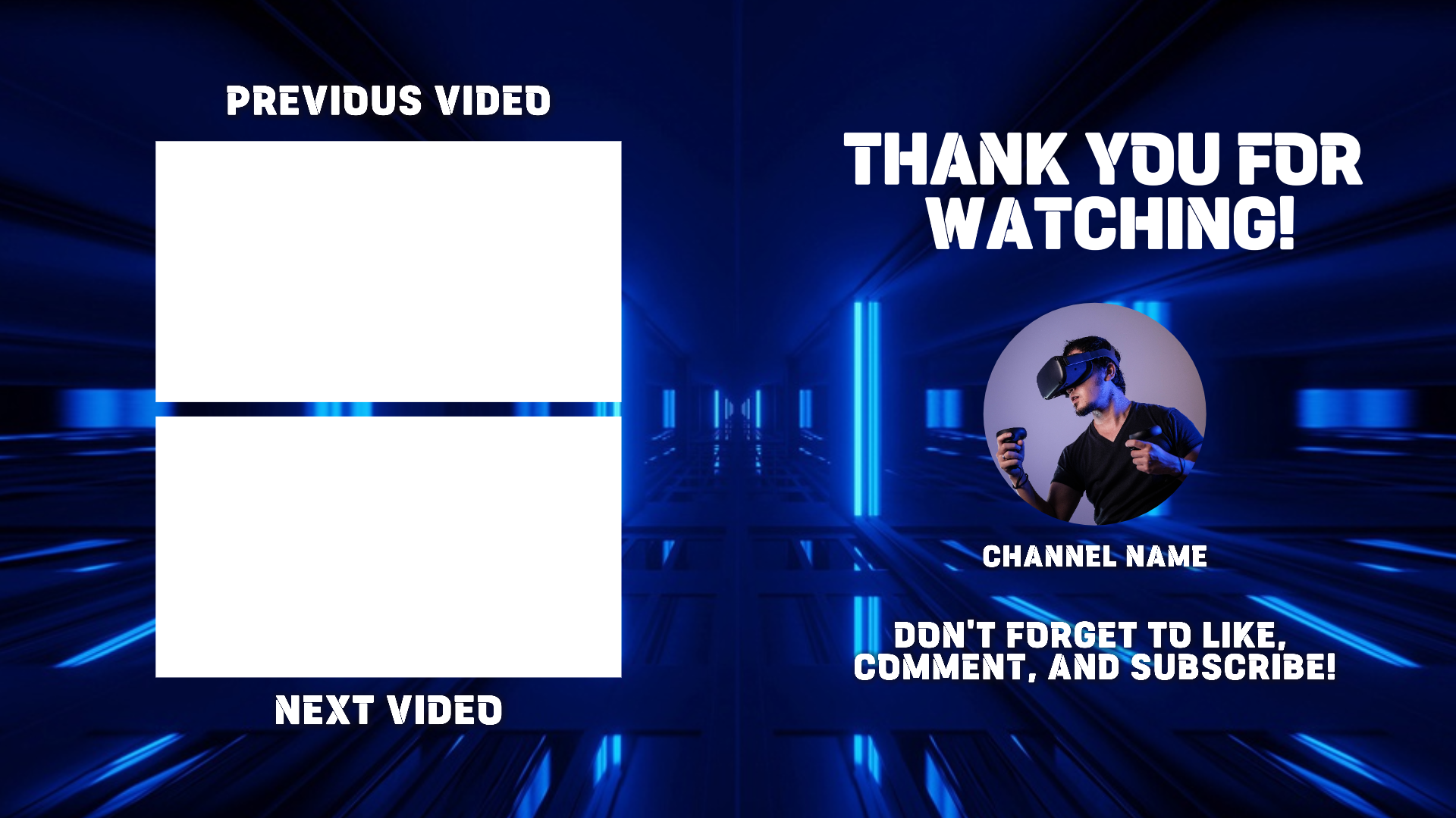 Écran de fin YouTube non marketing