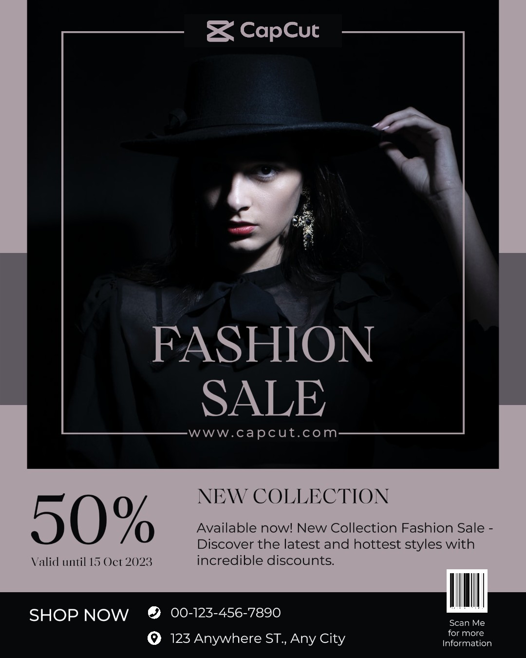 Promoção de Venda de Moda Minimalista Instagram Post