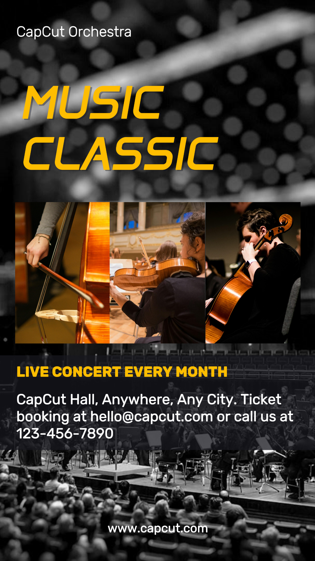 Música de entretenimento clássico instagram história estilo minimalismo