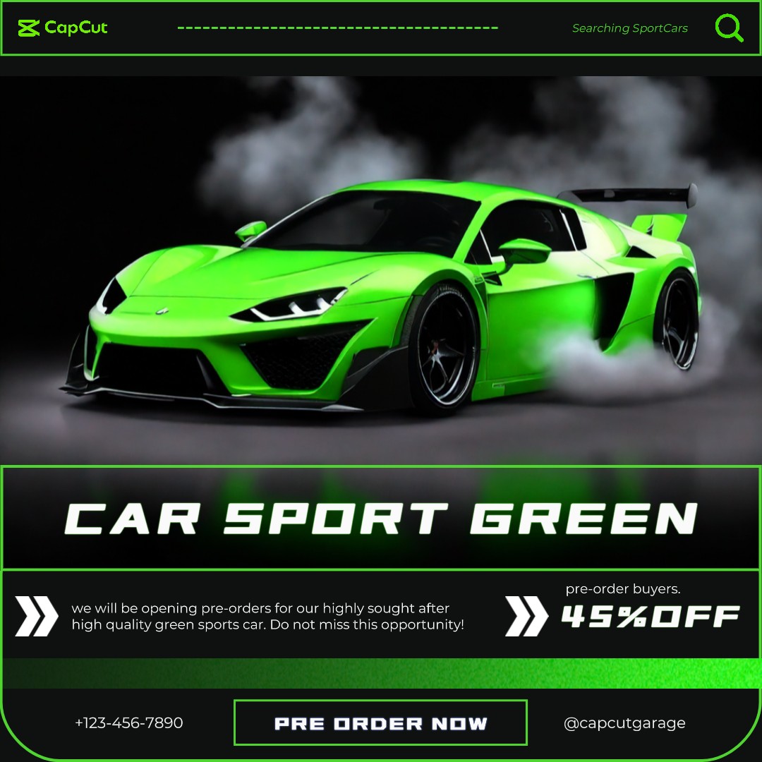 Automotive Car Sale Produktanzeige