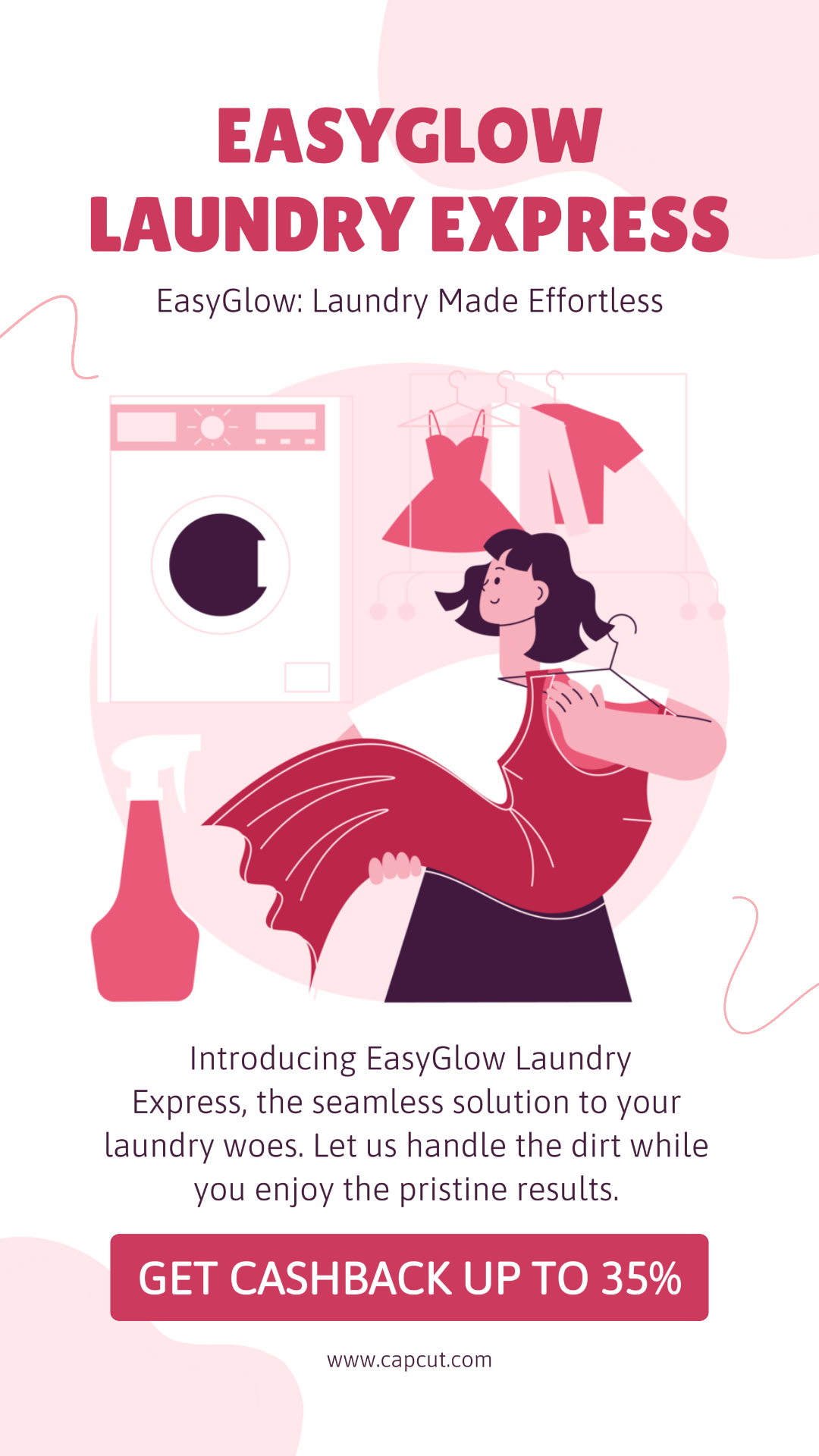 Servicio De Vida Servicio De Lavandería Promoción Historia De Instagram