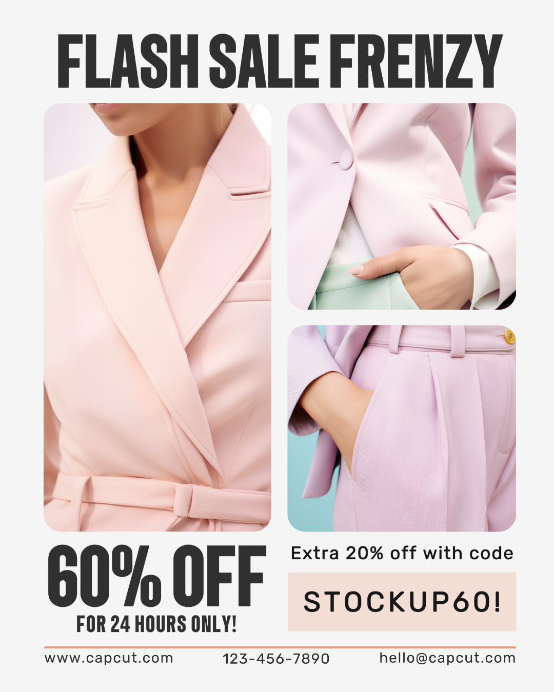 Promosi Flyer Mode Penjualan Flash