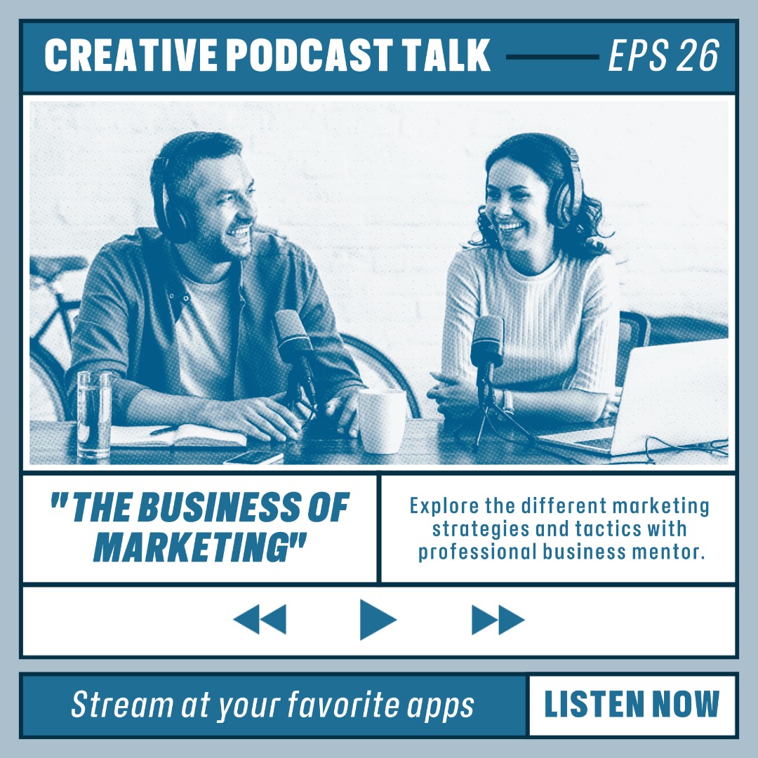 Outro Podcast Talk Show Instagram Post