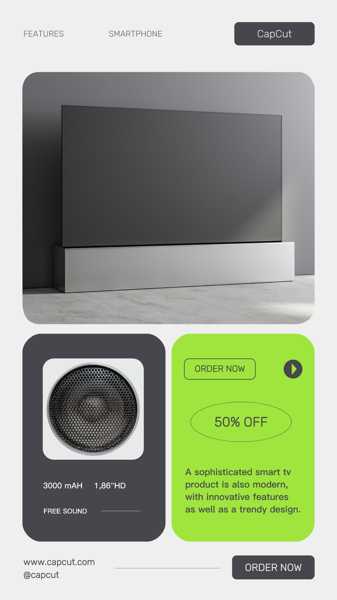 Promoción De Productos Electrónicos Historia Moderna De Instagram