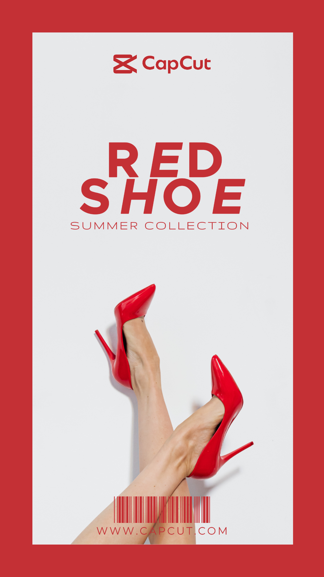 Affiche marketing de vêtements et de chaussures Instagram Story Talons hauts