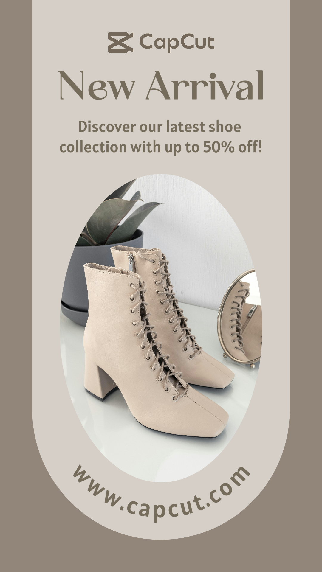 Modèle d'image Affiche marketing de vêtements et de chaussures Instagram Story Shoes