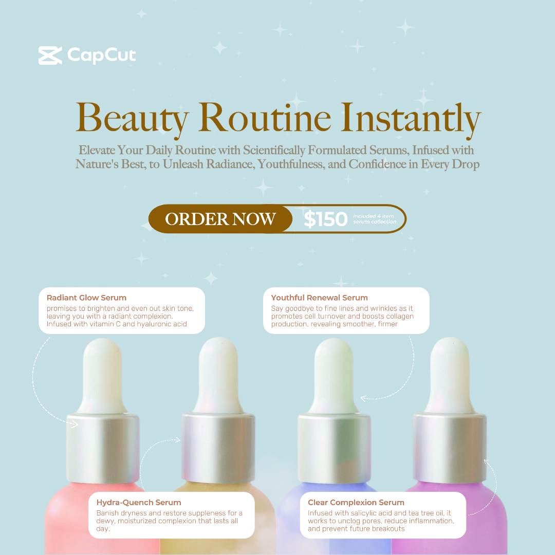 Suero para Resultados de Belleza Duraderos Instagram Post Belleza Completa
