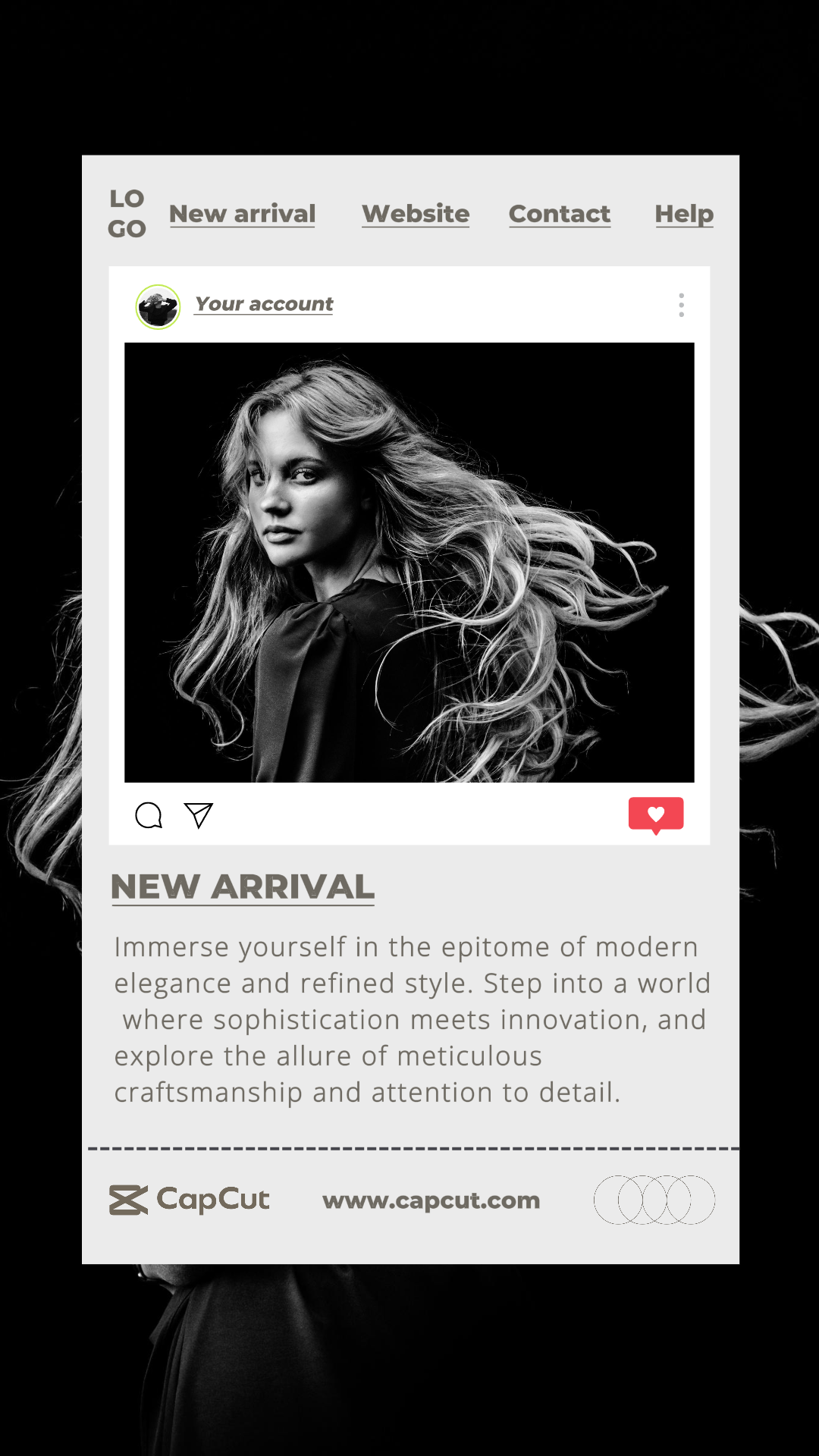 capcut template cover