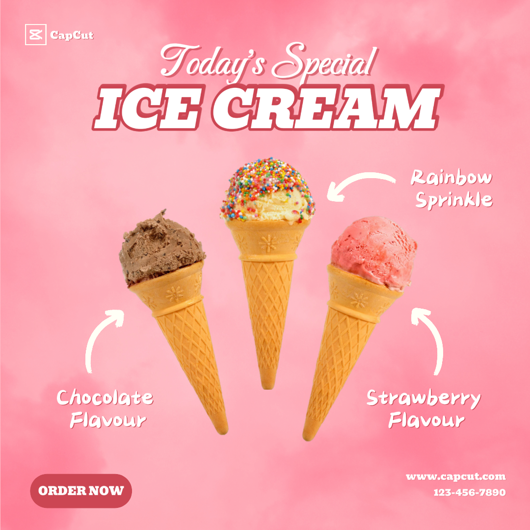 Makanan dan Minuman - Es Krim - Posting Iklan Instagram