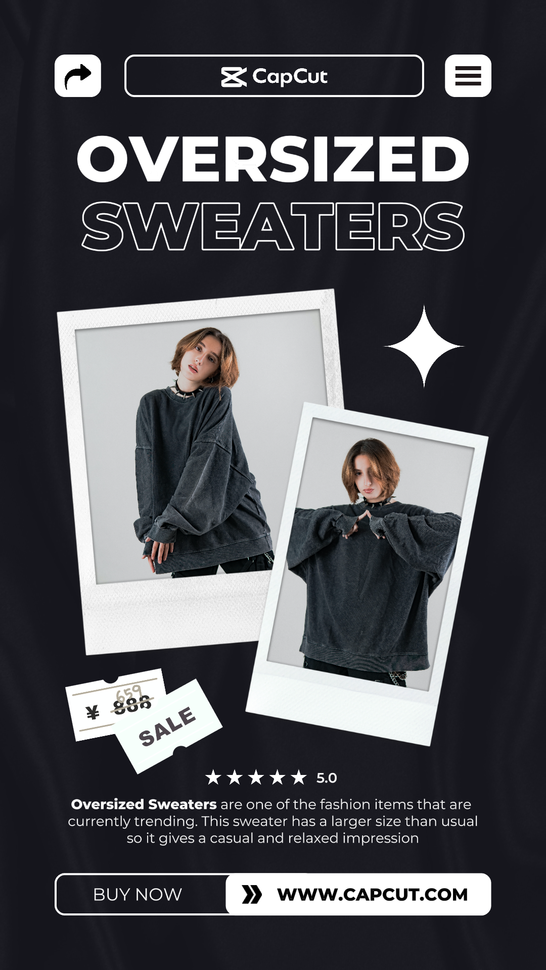 capcut template cover