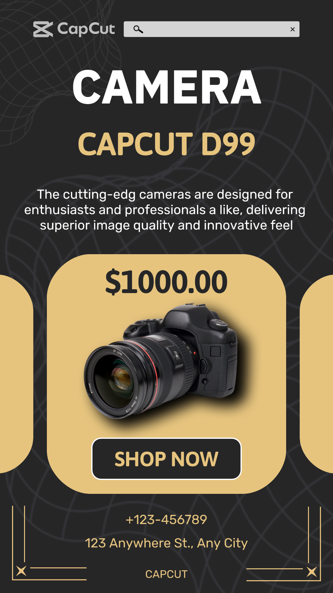 capcut template cover