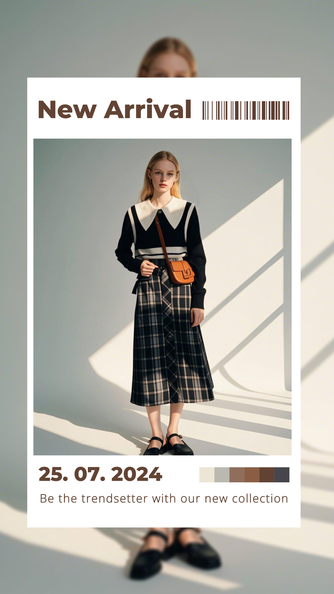 Gambar Template Instagram Story Pakaian dan Sepatu Kedatangan Baru 