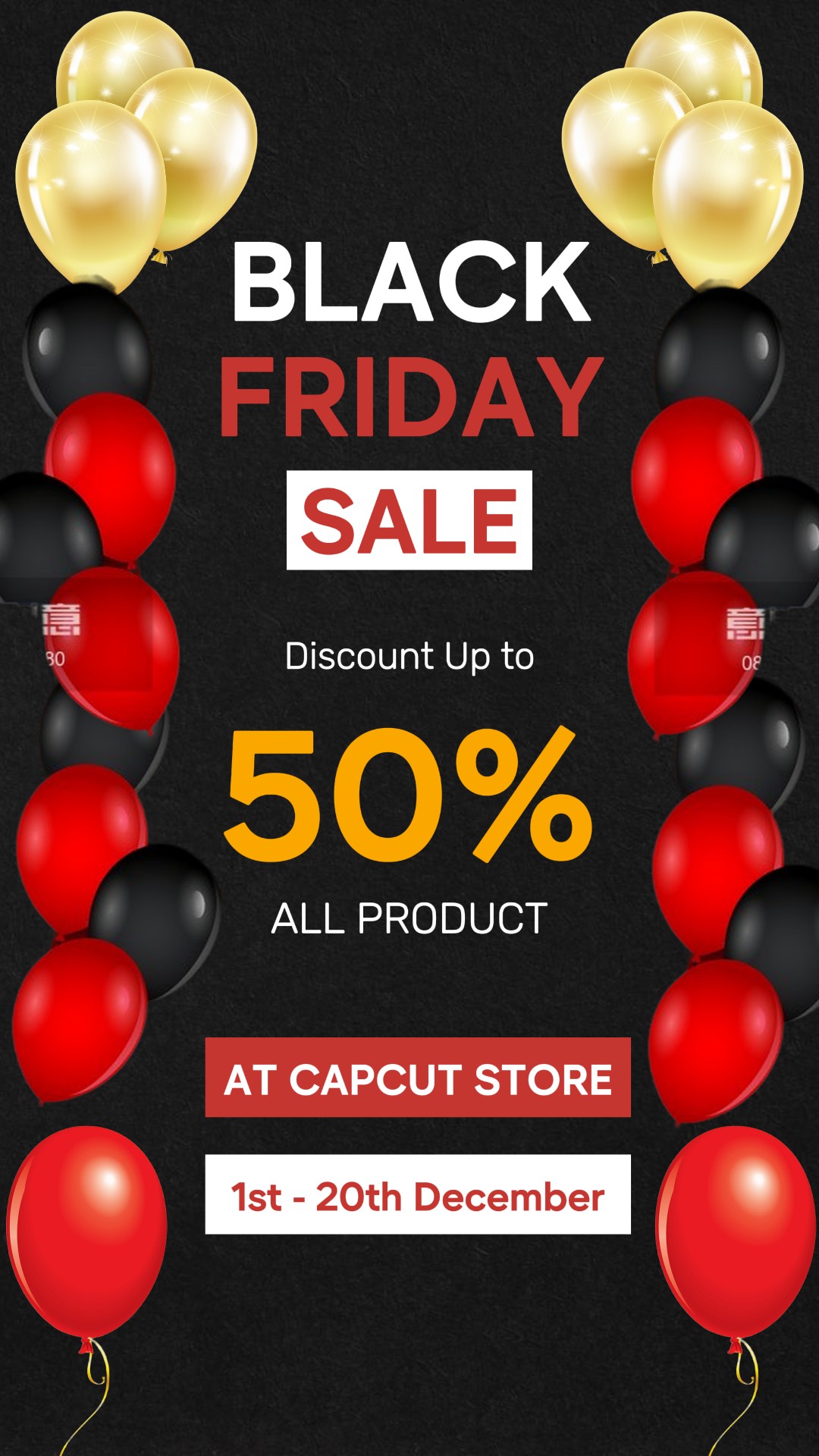 Black Friday Promotion Instagram Post