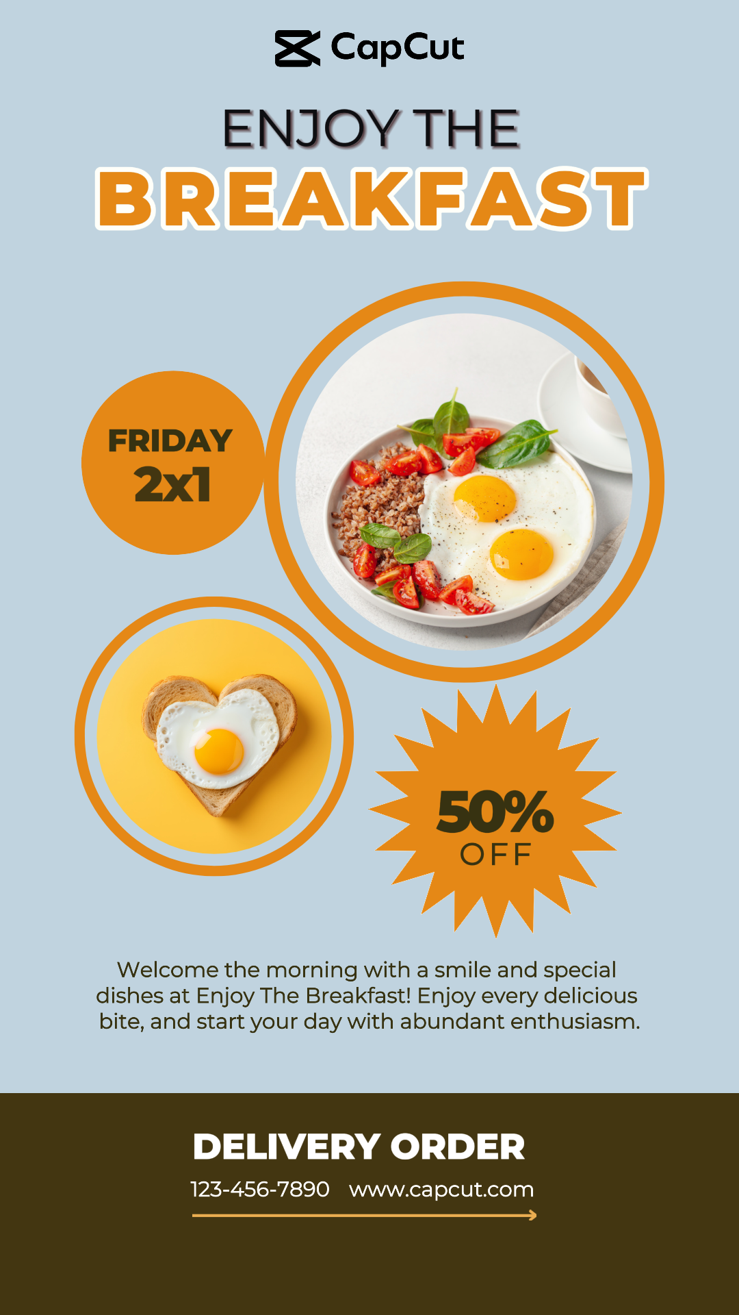 Comida y bebida Disfruta del desayuno Historia de Instagram