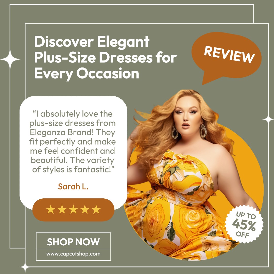 Fashion Plus Size Dress Promotion