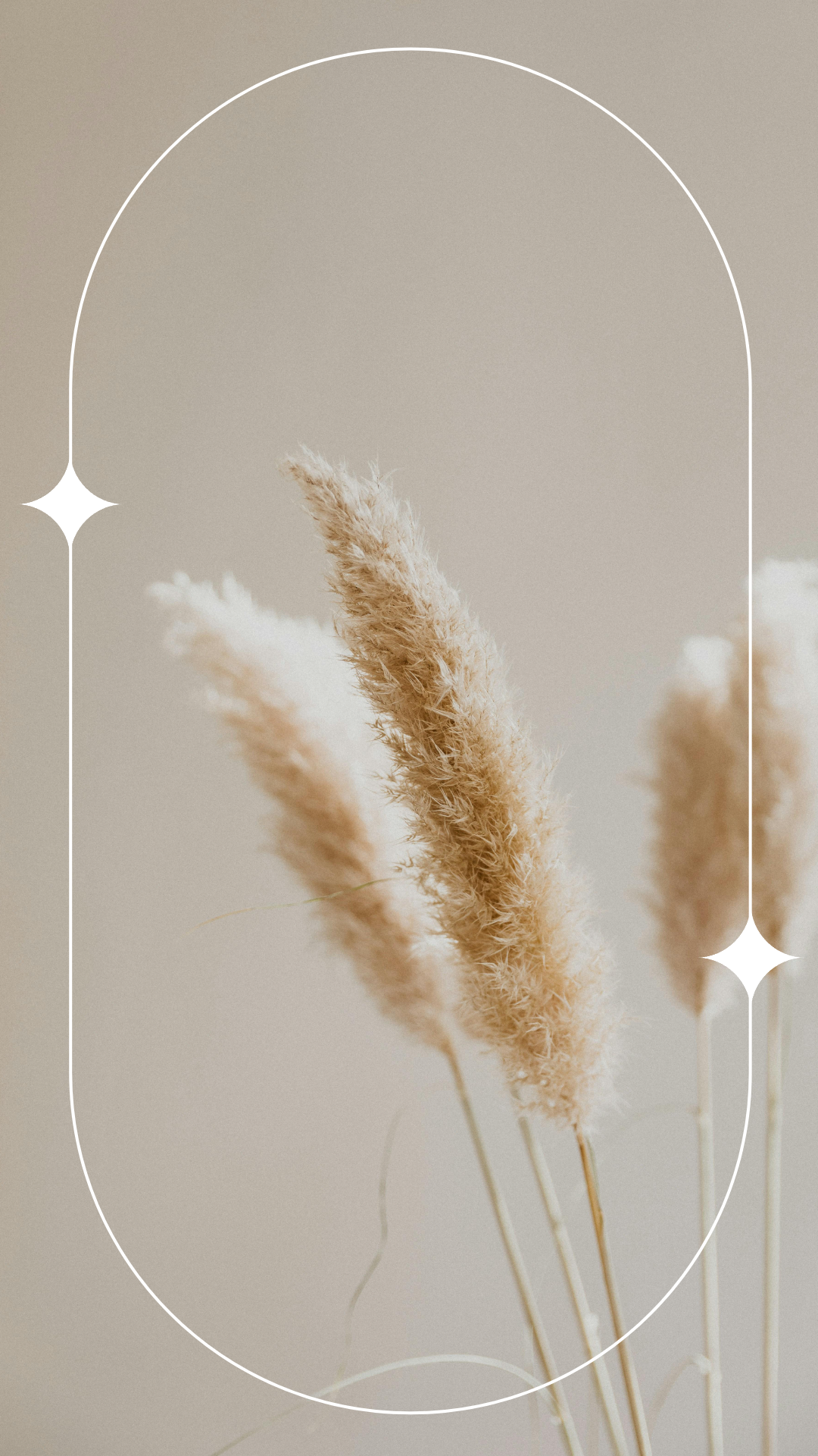 Papier peint affiche créative histoire Instagram Beige