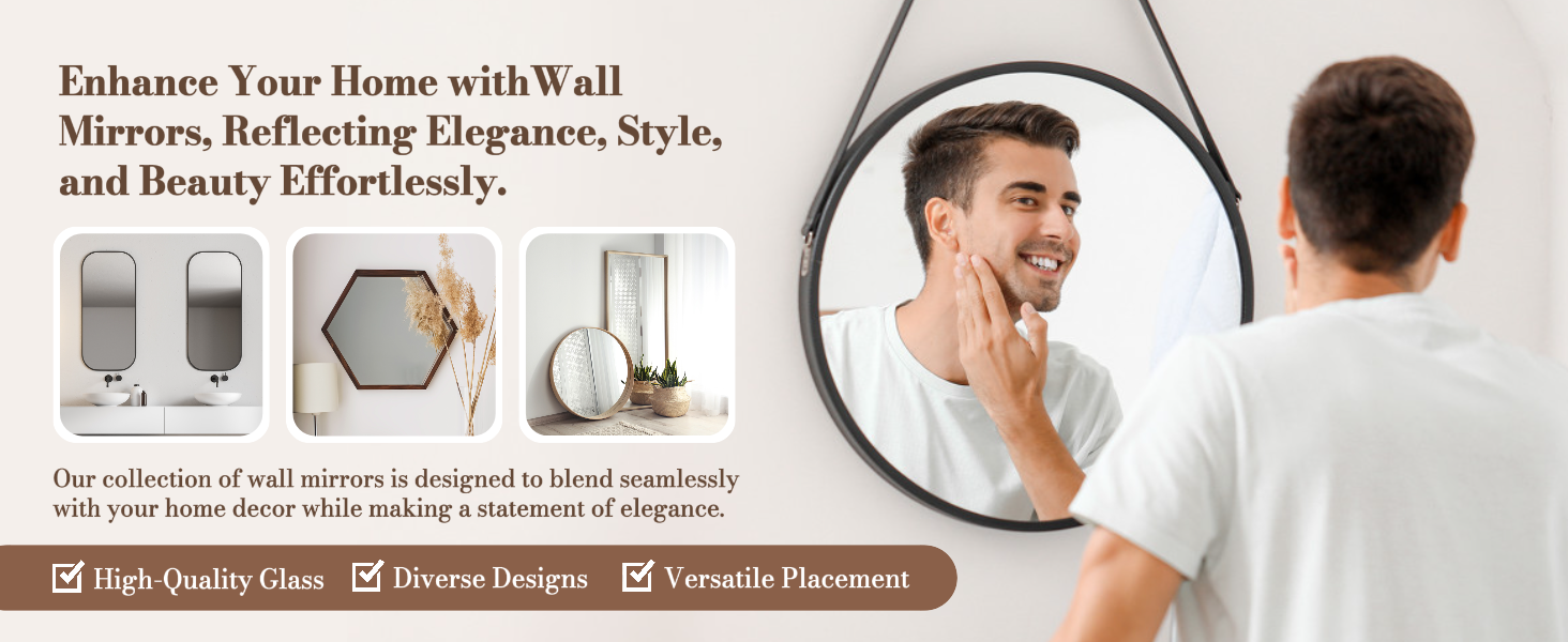 Página de detalles de comercio electrónico Accesorios para el hogar Espejos de pared