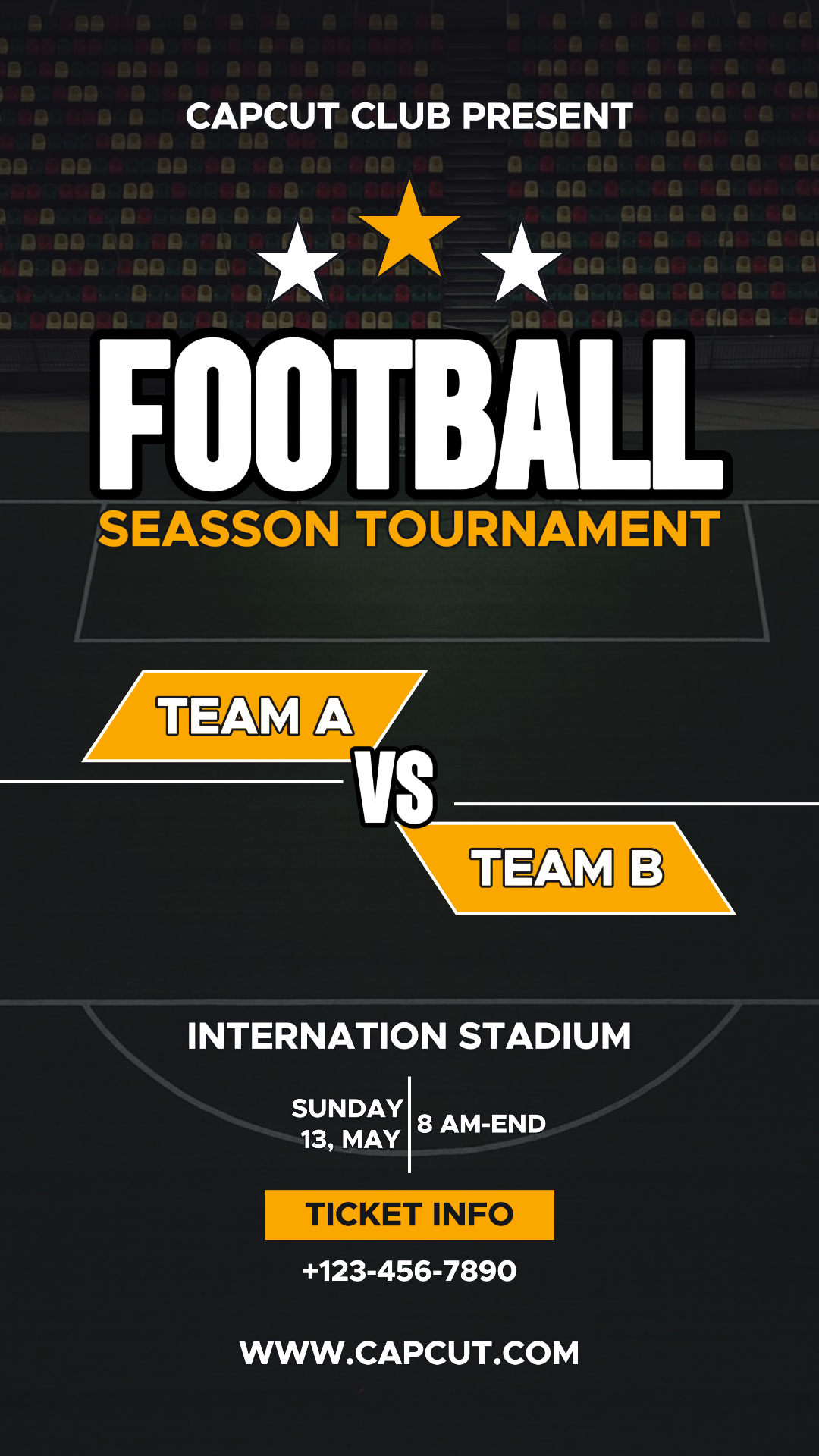 Match - Marketing Poster Football Tournament