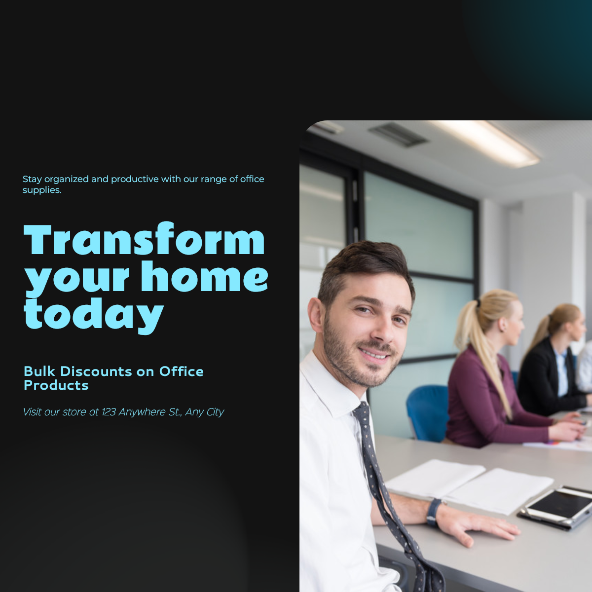 Promoción de ventas de negocios de oficina