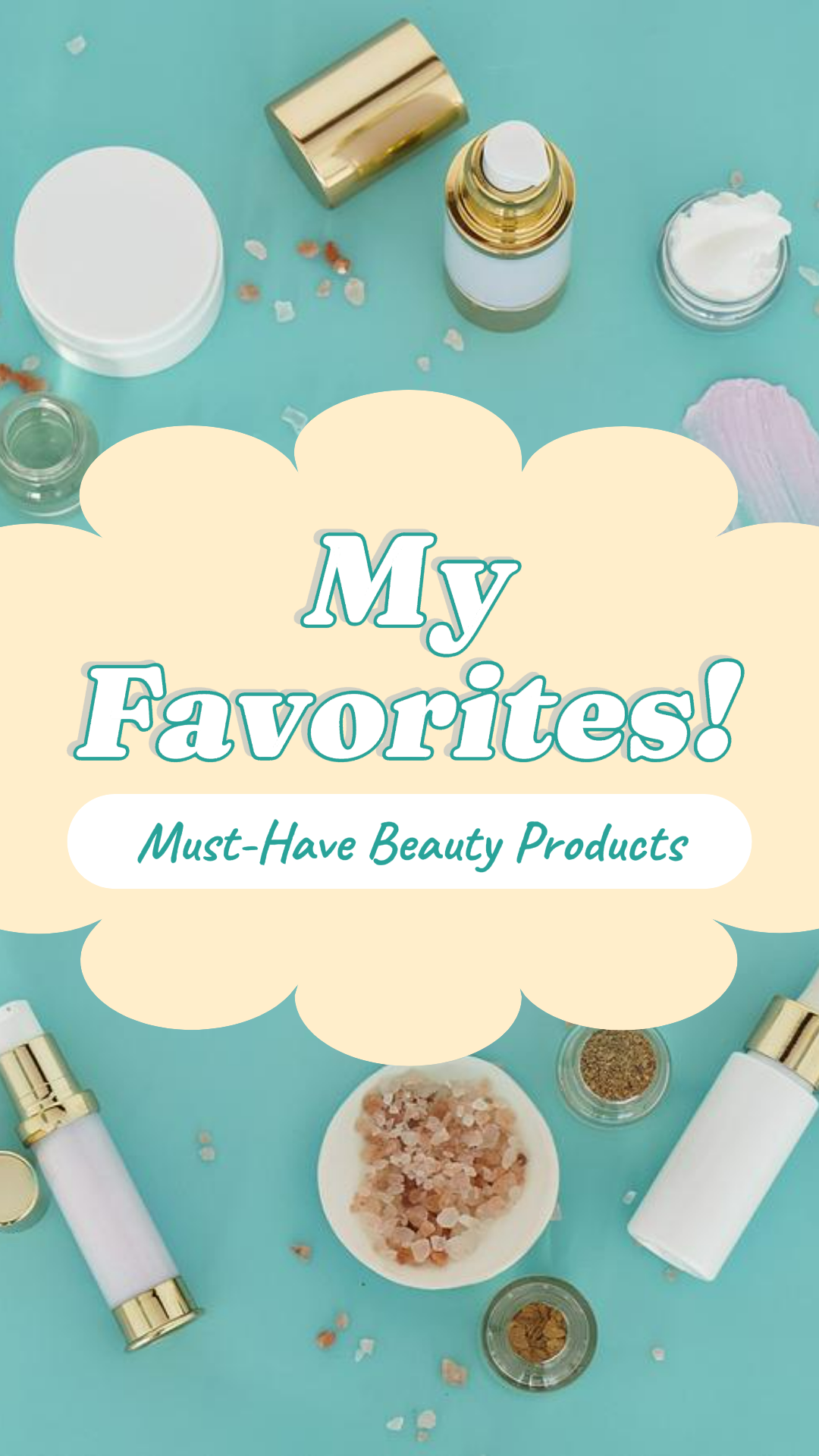 Tiktok Thumbnail - Hautpflege Must-Have Beauty Products Tiktok Video Cover