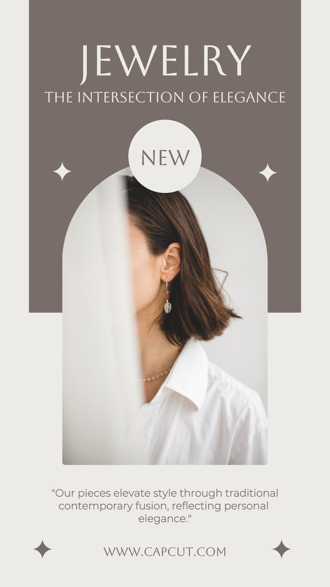 Joyas De Marketing Nueva Llegada Instagram Story Pendientes Marrones