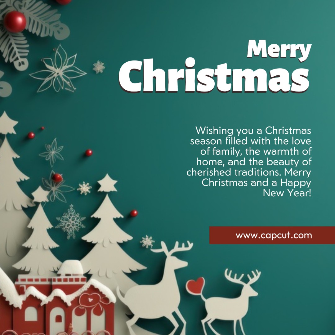 Selamat Natal Kartu Ucapan Posting Instagram