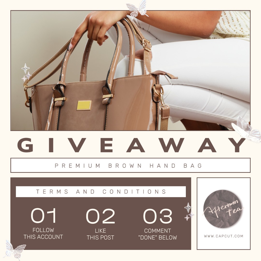 Fashion Promotion Giveaway Instagram Post