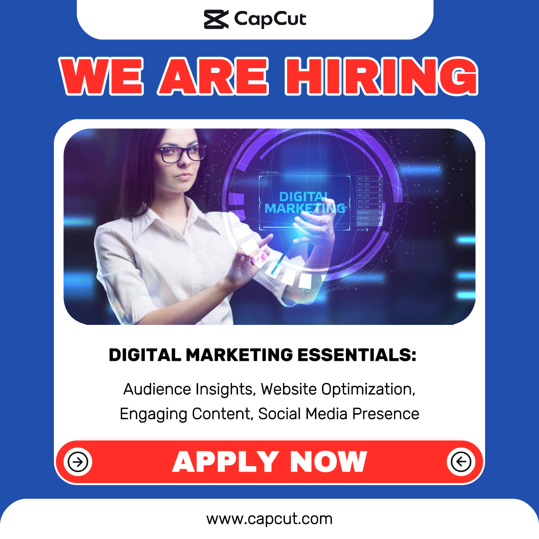 Digitales Marketing Einstellung Job Business Instagram Post