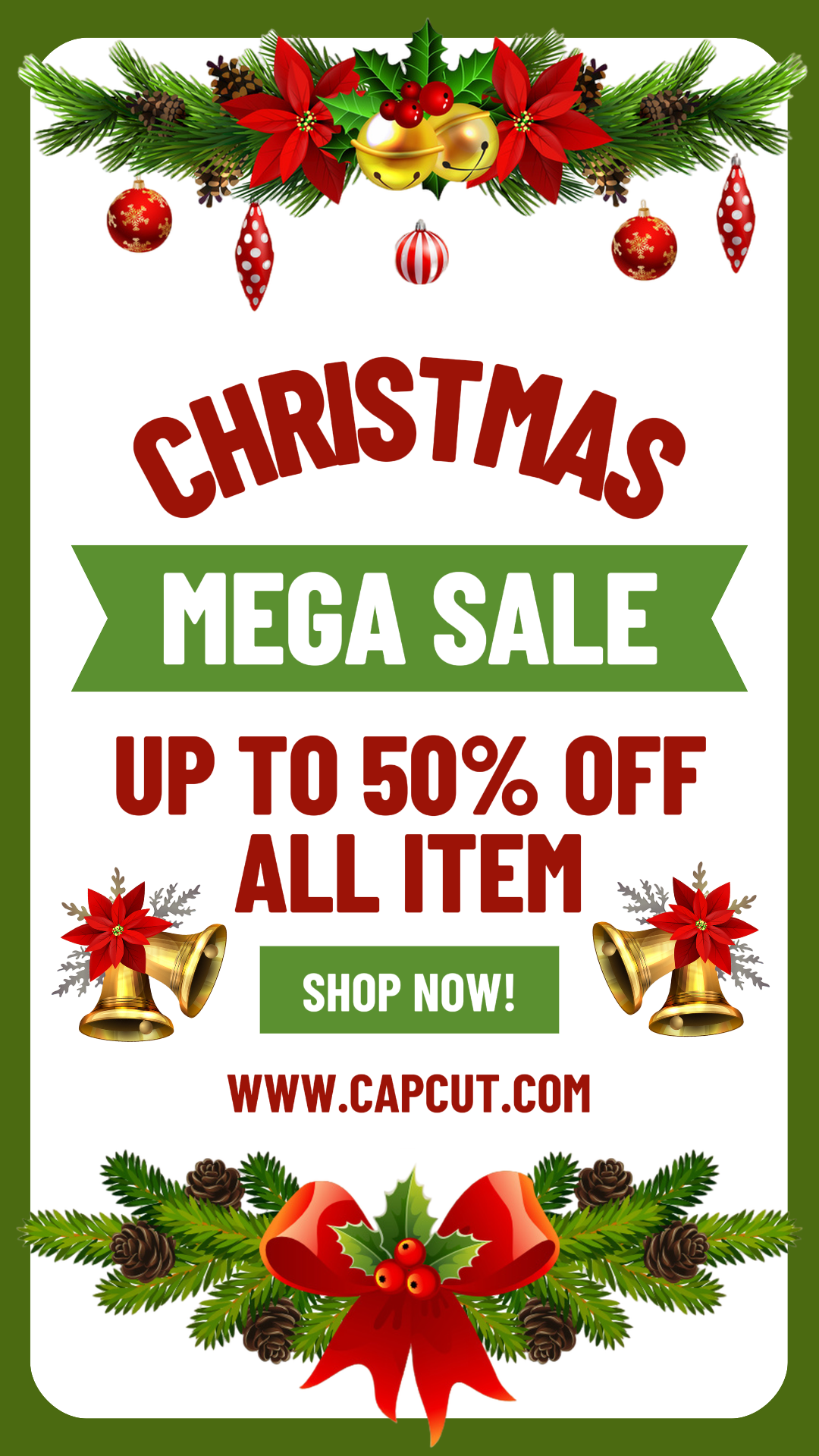 Historia de Instagram de la Mega Venta de Navidad