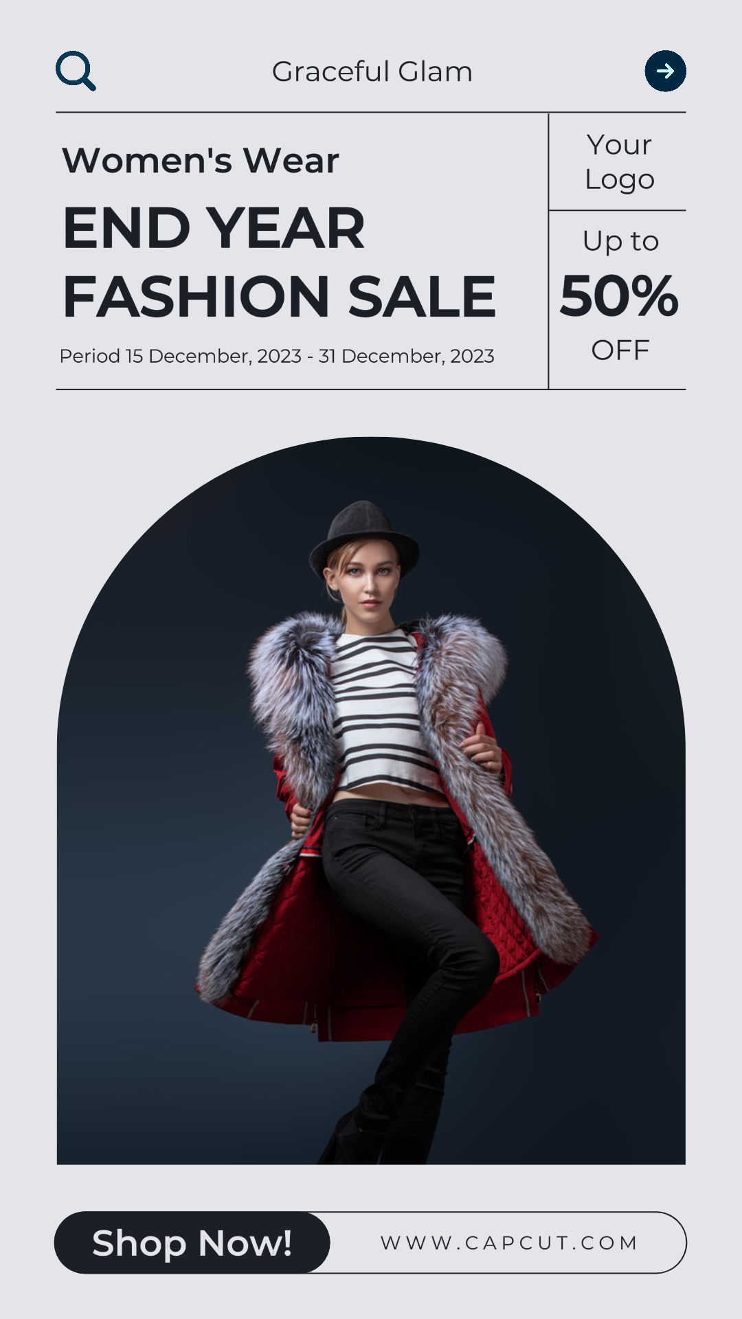 Clothing Woman Fashion Sale Instagram Story