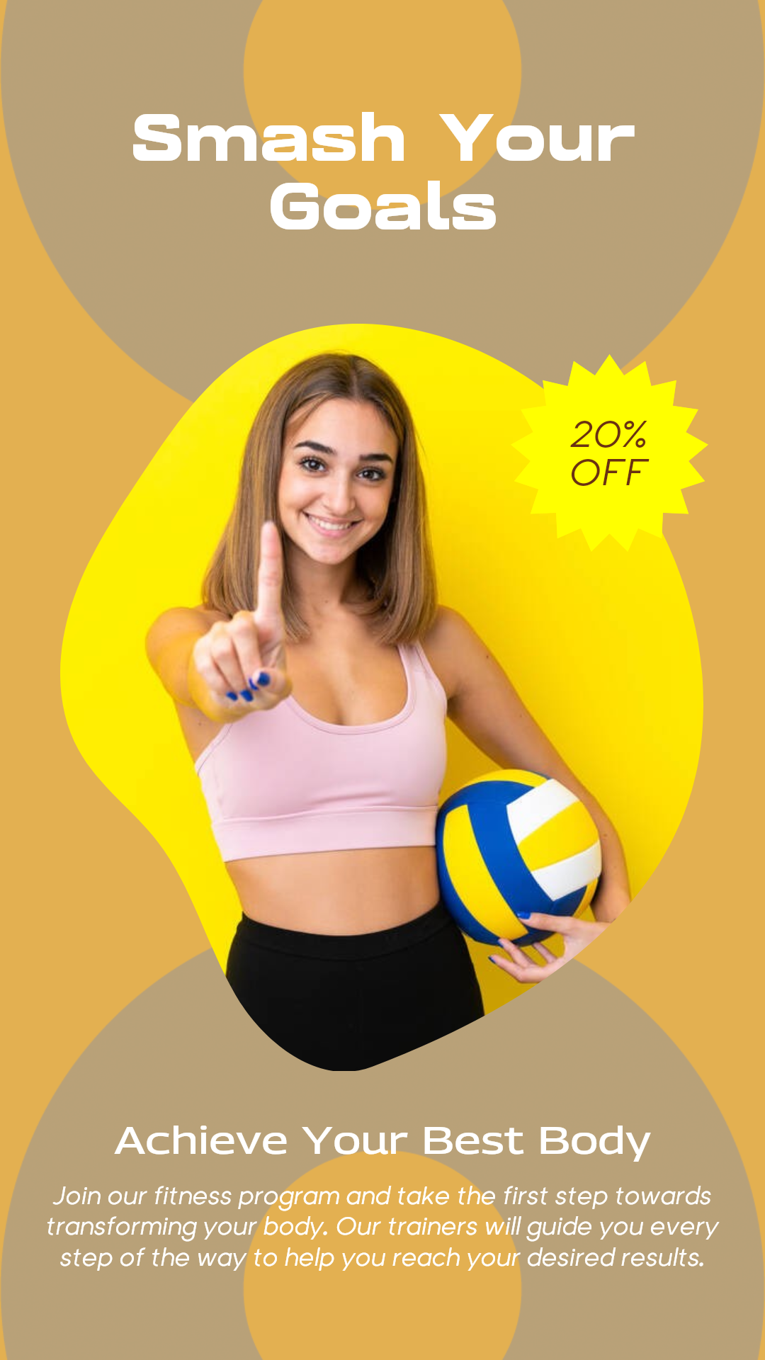 Marca de treino e fitness