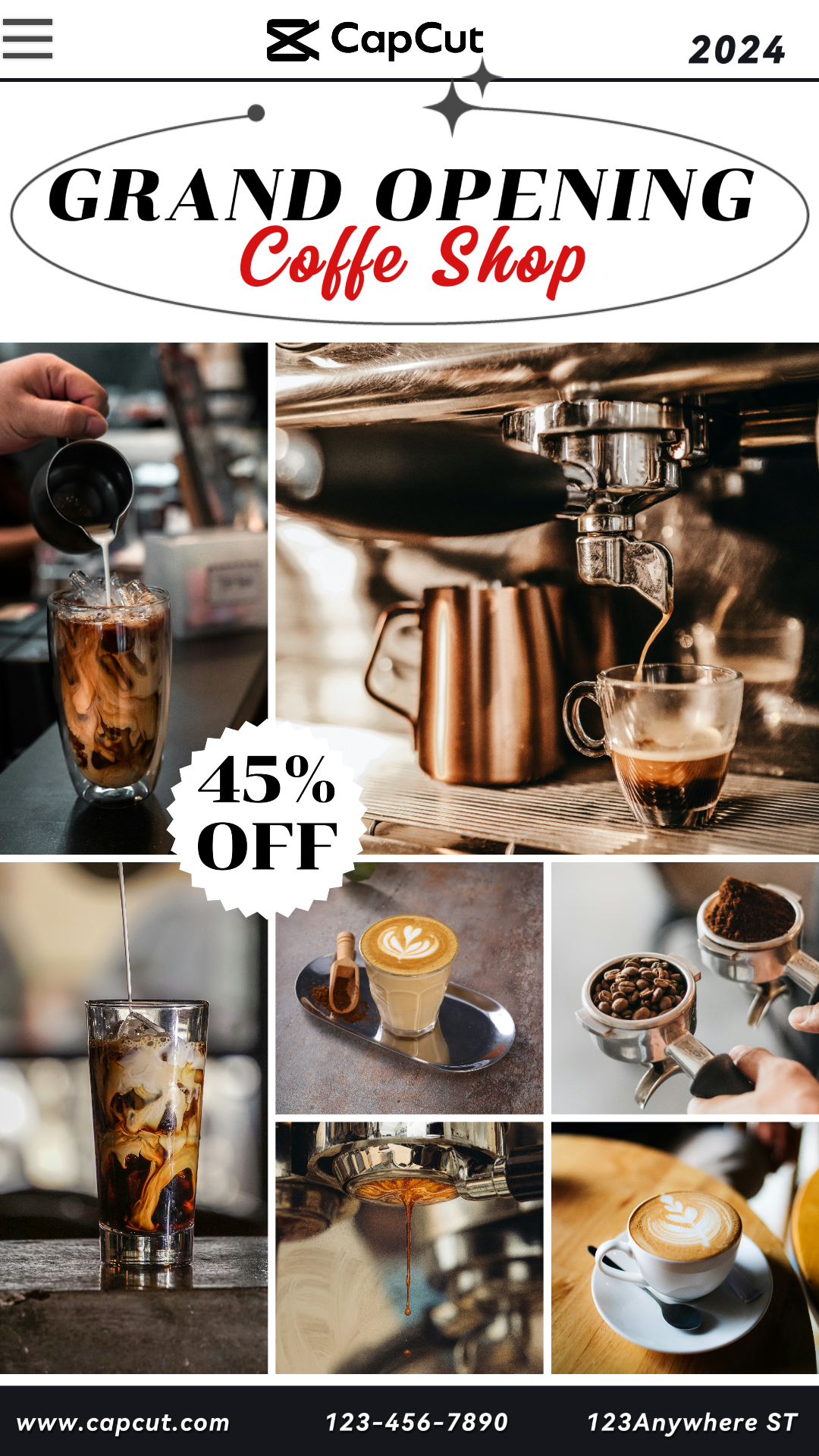 GRANDE INAUGURAÇÃO DA LOJA DE CAFÉ HISTÓRIA DO INSTAGRAM