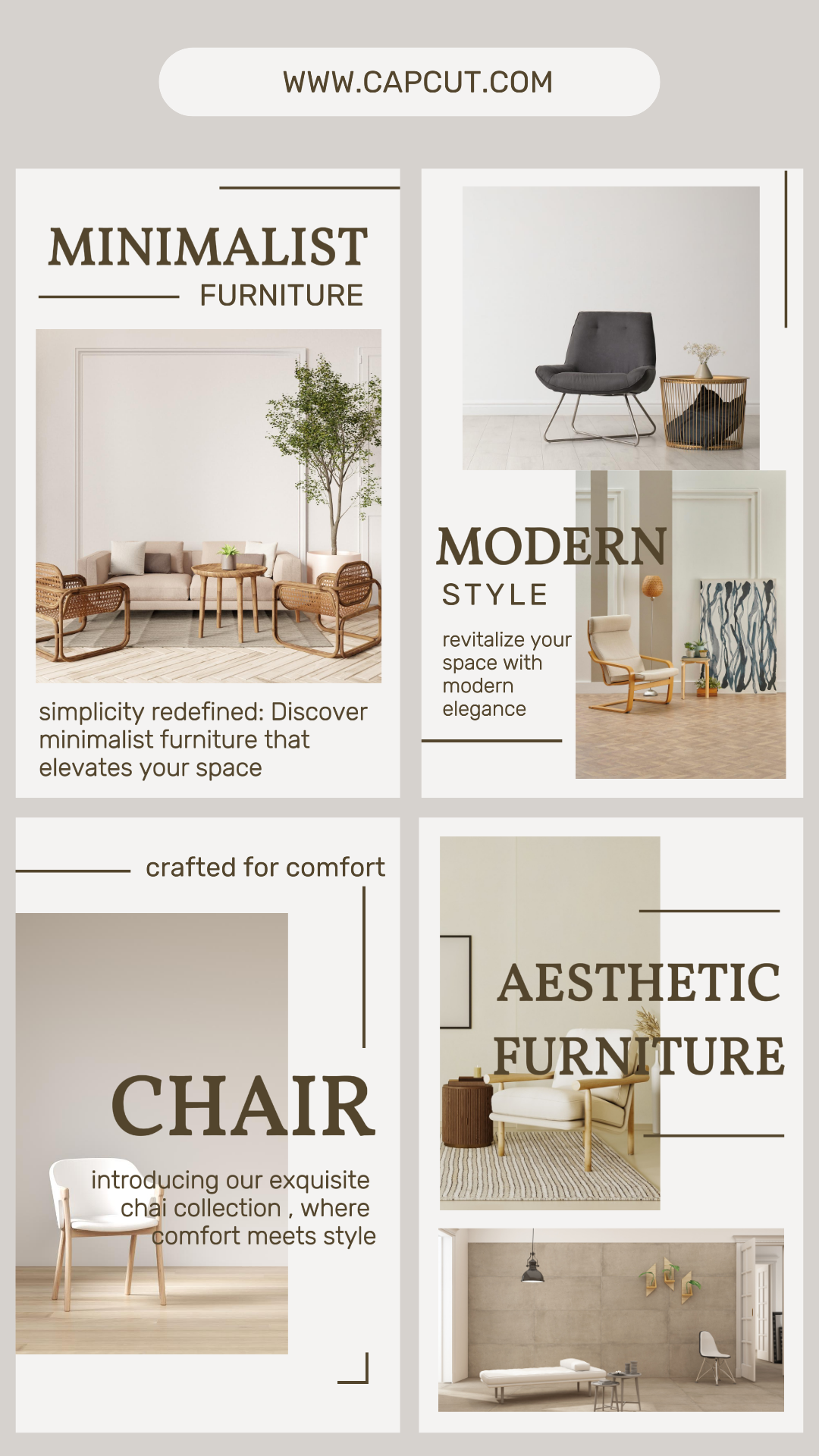 minimalist collage-marketing poster general industry tiktok post