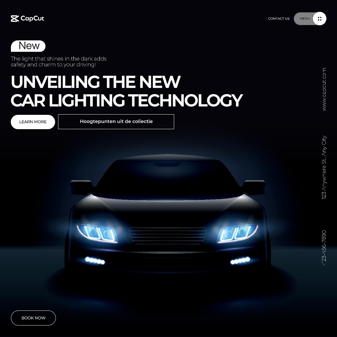 Auto parts Car lights Publicity Simple