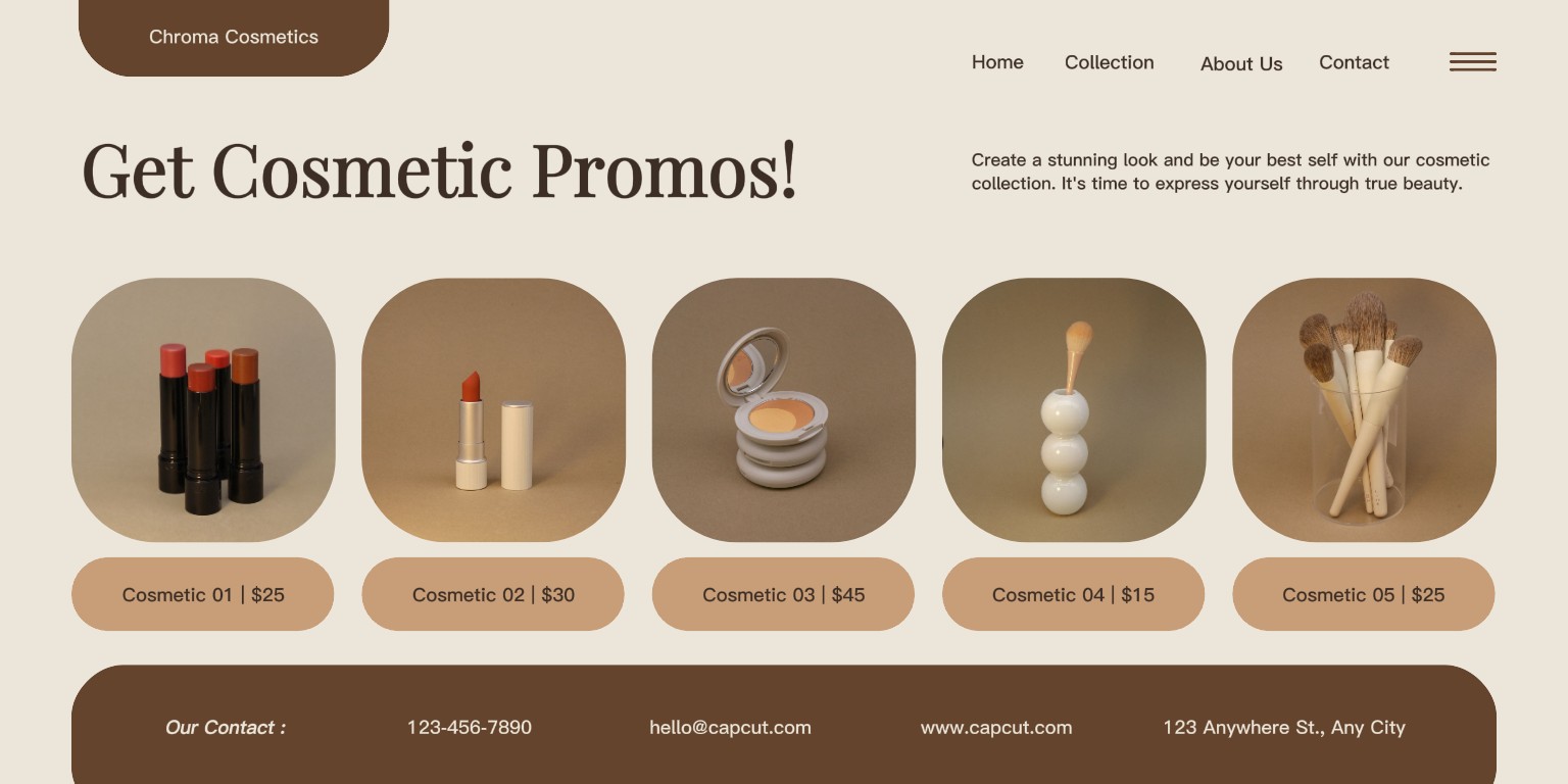 Cosmetic Promotion LinkedIn Company Banner