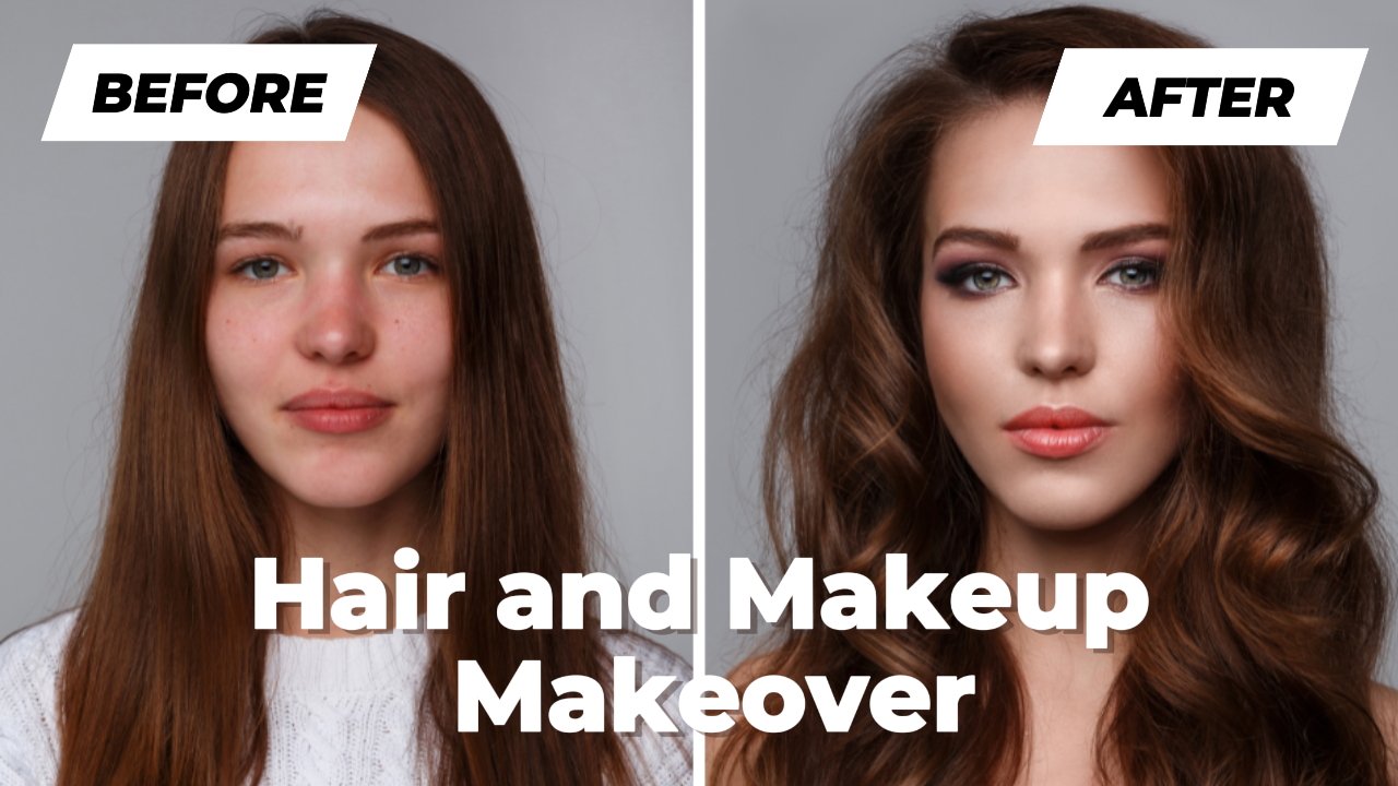 Youtube Thumbnail - Vlog - Haar & Makeup Makeover