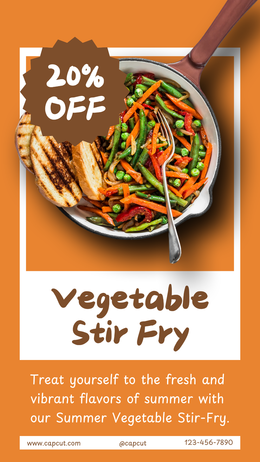 Poster Pemasaran Makanan dan Minuman Minuman Musim Panas / Penjualan Makanan Ilustrasi Cerita Instagram