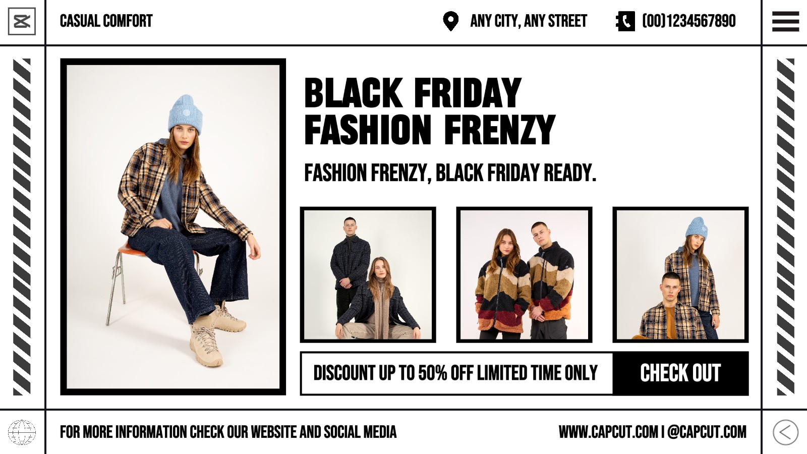 Black Friday Fashion Promo Twitter Post