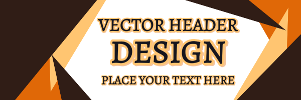 Encabezado de correo electrónico de estilo artístico