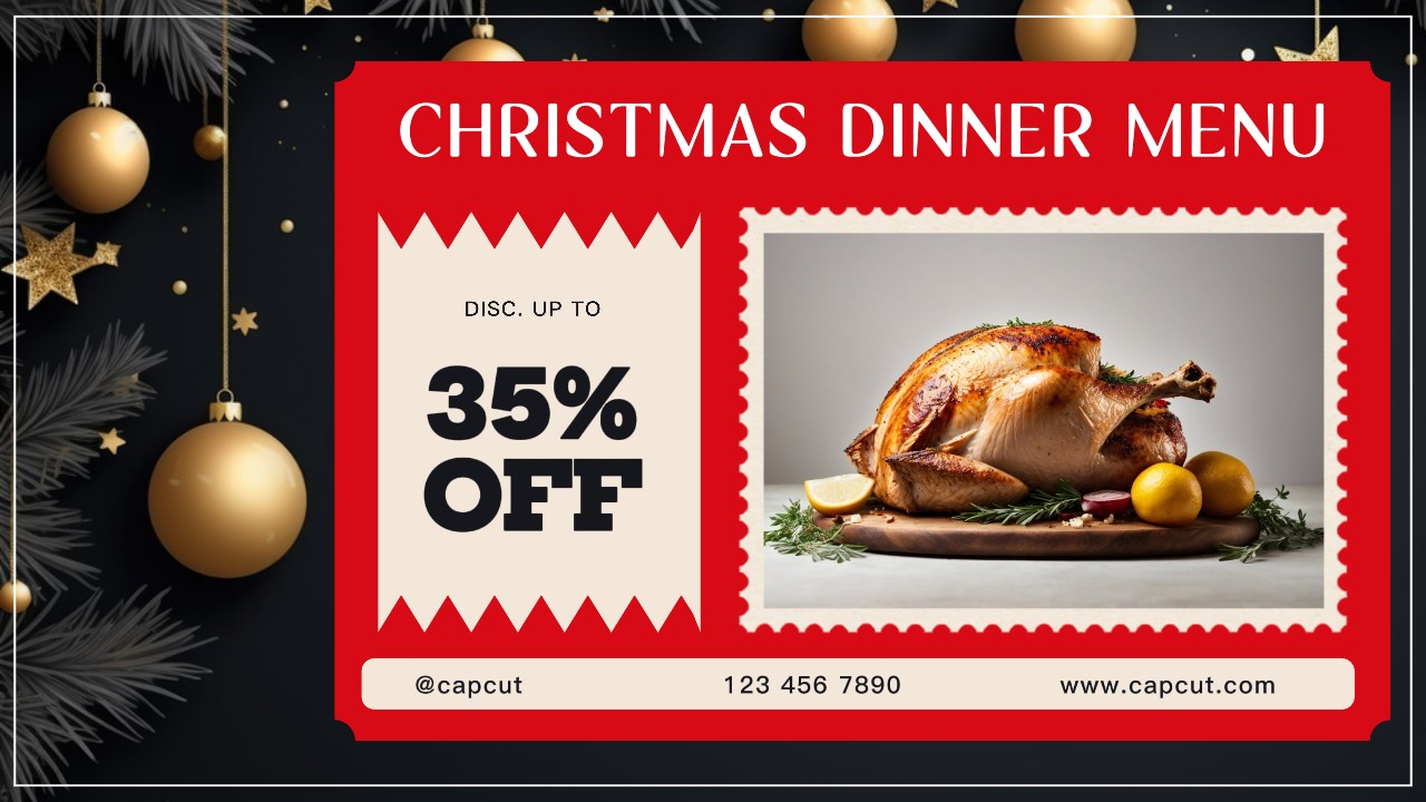 Promoción del menú de la cena de Navidad Miniatura de You Tube