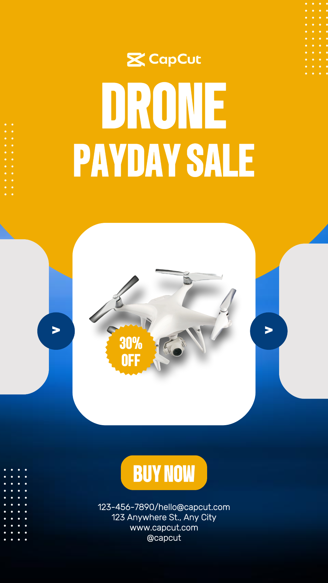 Electronic Drone Sale Instagram Story