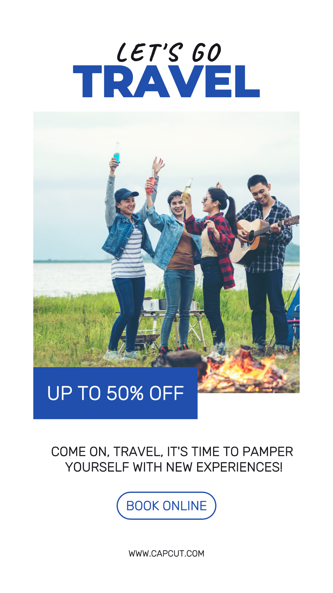 Viaje - Cartel de marketing Vamos a viajar