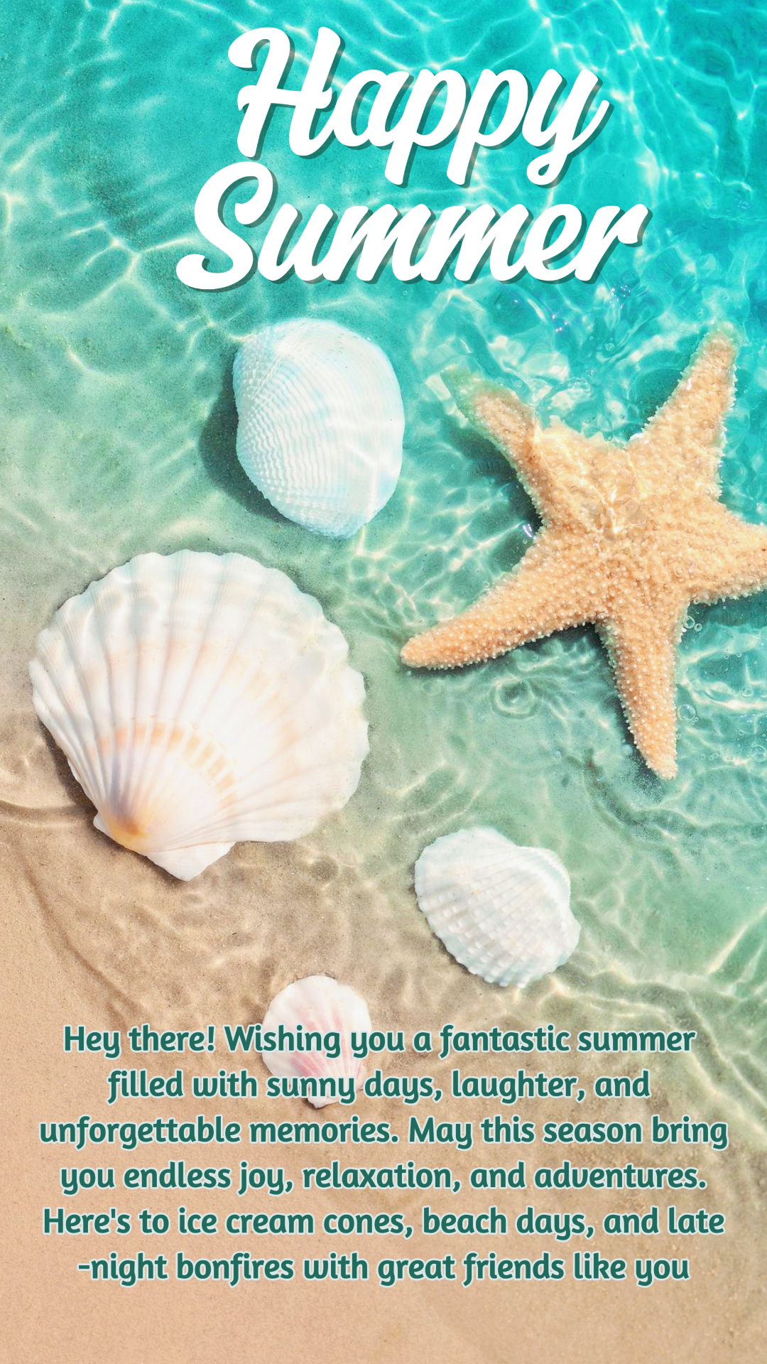 Fondo De Pantalla General Póster Creativo Historia De Instagram Feliz Verano Mi Amigo